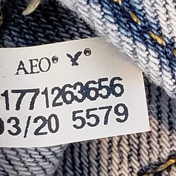 American Eagle AE Airflex Jeans Men's 32x30 Light Wash Distressed Skinny Skate - Picture 13 of 14